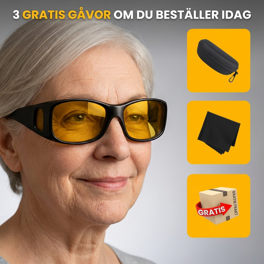 Kör i mörker utan att bli bländad