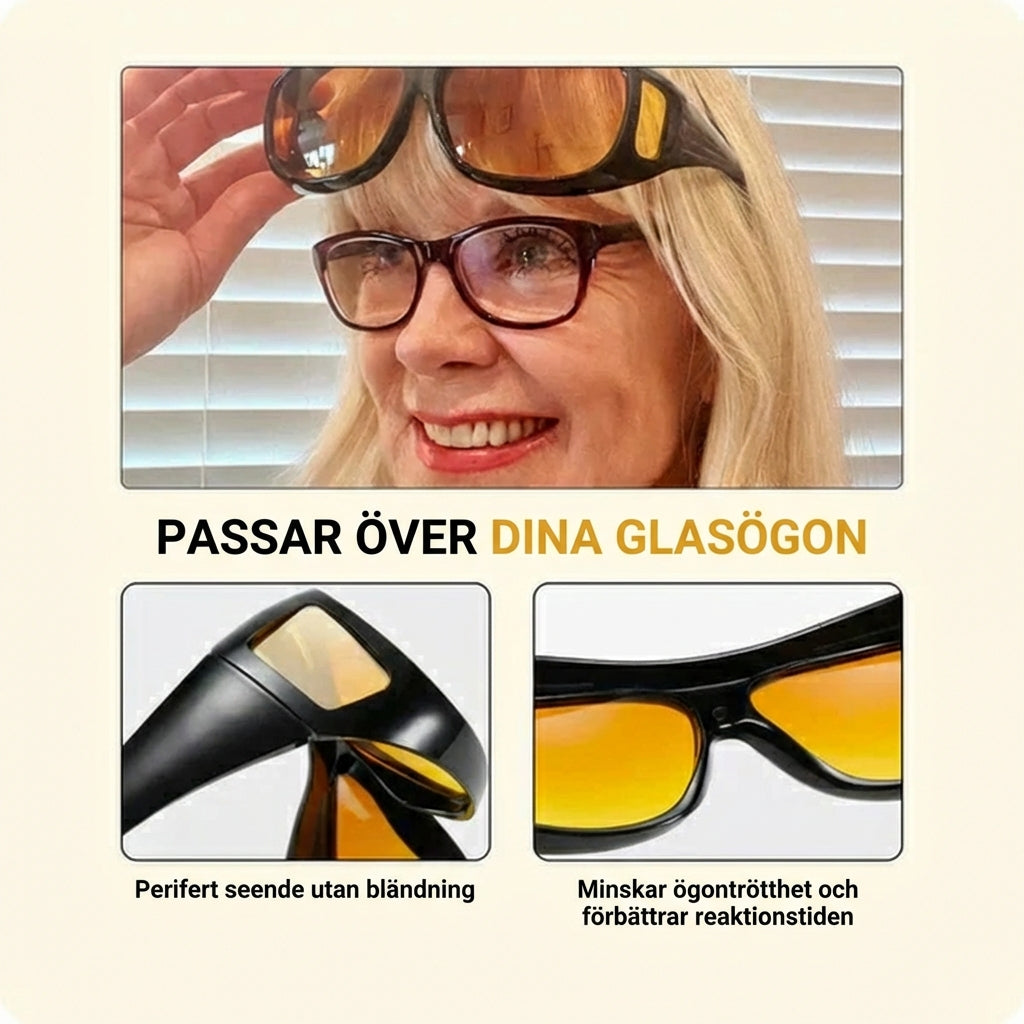 Kör i mörker utan att bli bländad