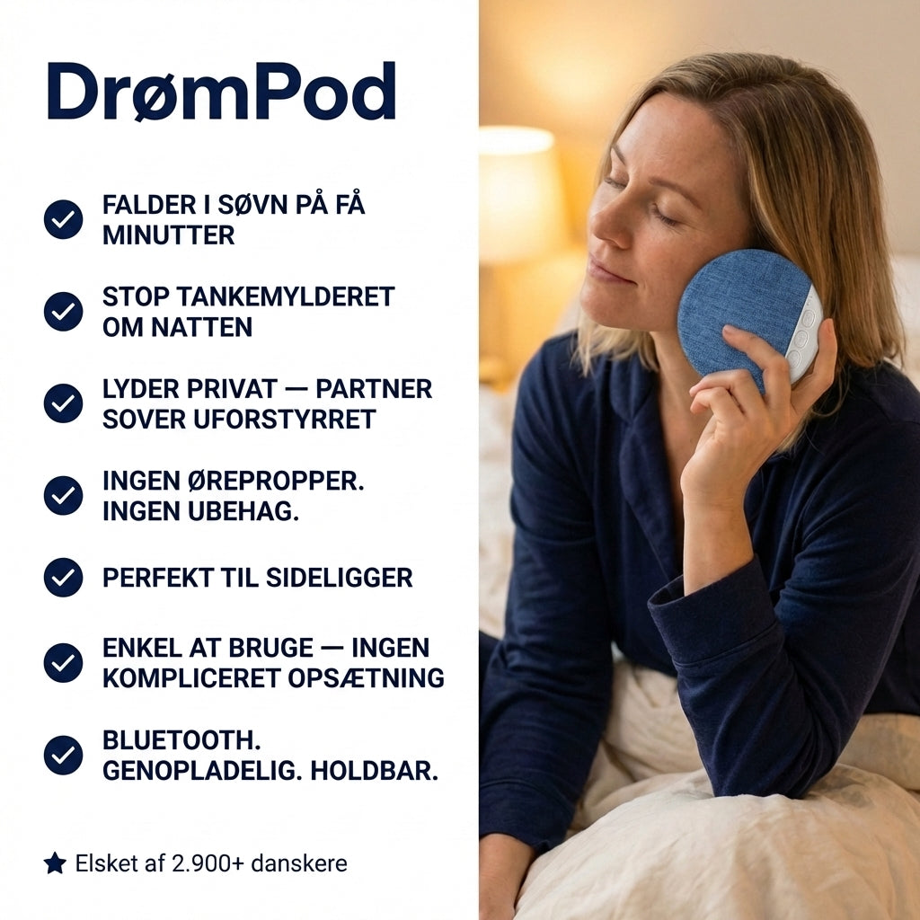 DrømPod - Sov til din favoritlyd, uden at forstyrre nogen