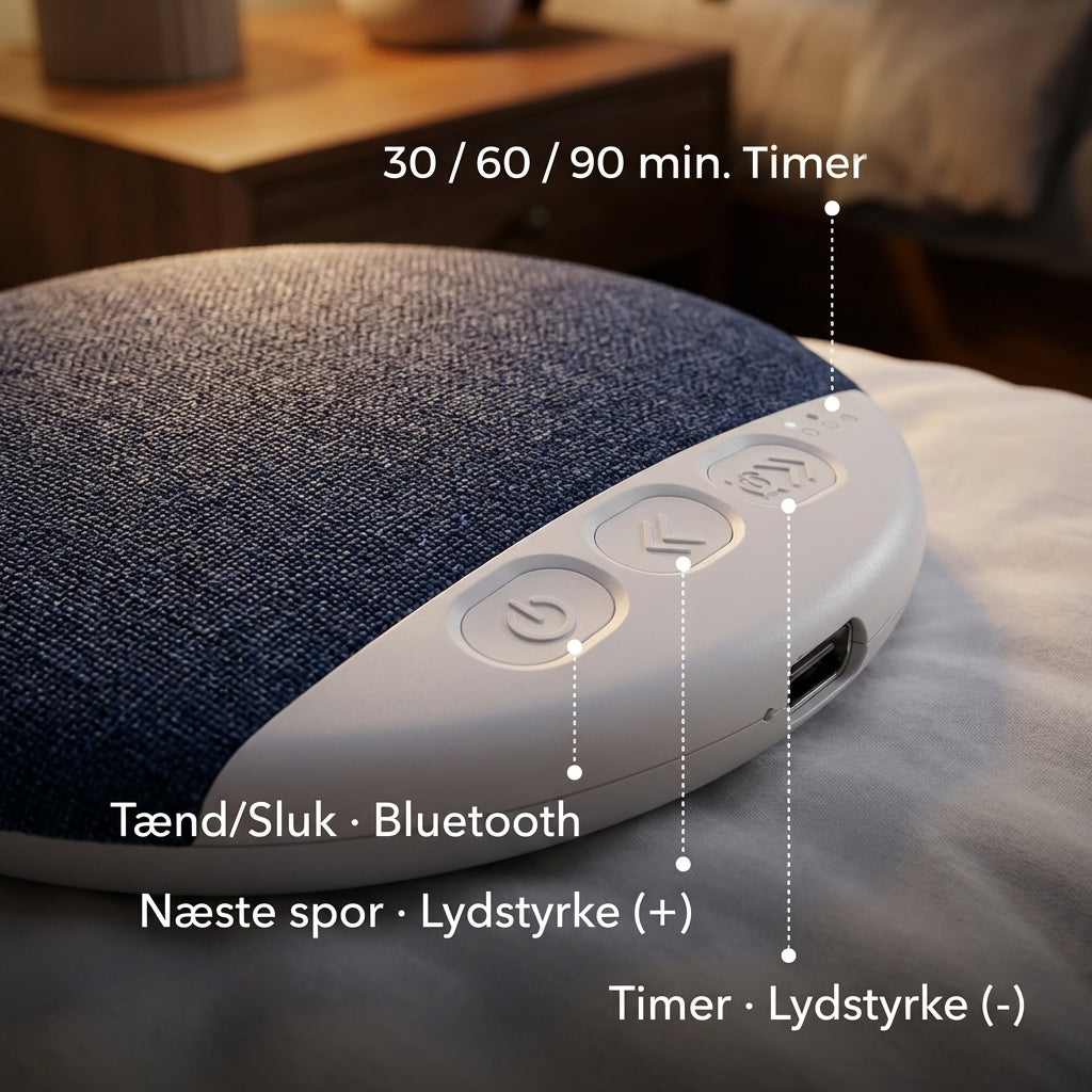 DrømPod - Sov til din favoritlyd, uden at forstyrre nogen